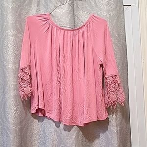 Bell sleeve top